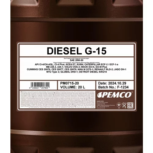 Motorový olej SCT - MANNOL PM0715-20 (SCT Mannol) - obr. 1