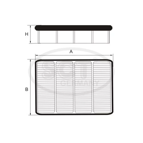 Vzduchový filter SCT - MANNOL SB 2348 (SCT Mannol) - obr. 2