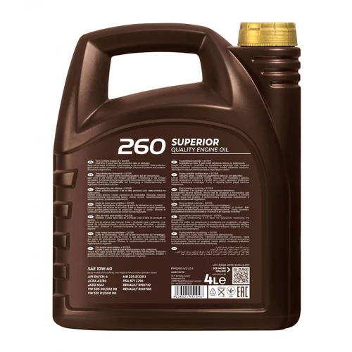 Motorový olej SCT - MANNOL PM0260-4 (SCT Mannol) - obr. 1