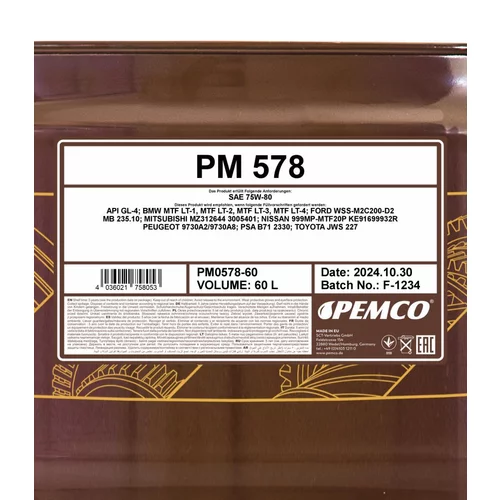 Olej do prevodovky SCT - MANNOL PM0578-60 (SCT Mannol) - obr. 1