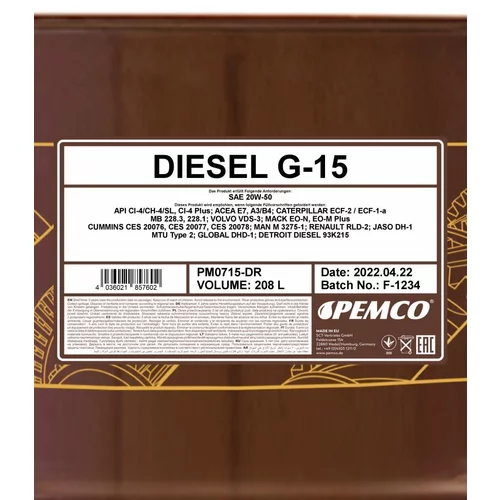 Motorový olej SCT - MANNOL PM0715-DR (SCT Mannol) - obr. 1
