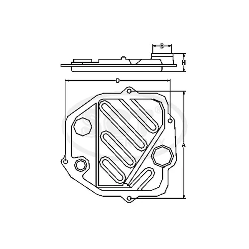 Sada hydraulického filtra automatickej prevodovky SCT Mannol SG 1704