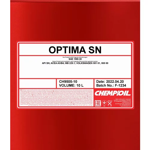 Motorový olej SCT - MANNOL CH9505-10 (SCT Mannol) - obr. 1