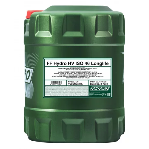 Hydraulický olej SCT - MANNOL FF2202-20