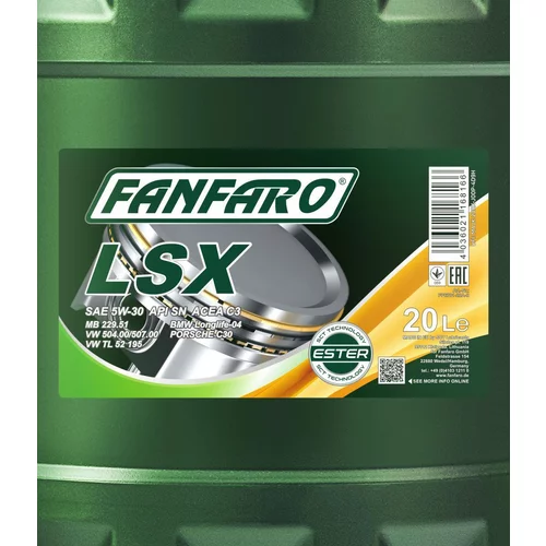 Motorový olej SCT - MANNOL FF6701-20 (SCT Mannol) - obr. 1