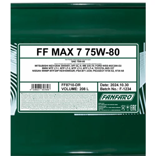 Olej do prevodovky SCT - MANNOL FF8710-DR (SCT Mannol) - obr. 1