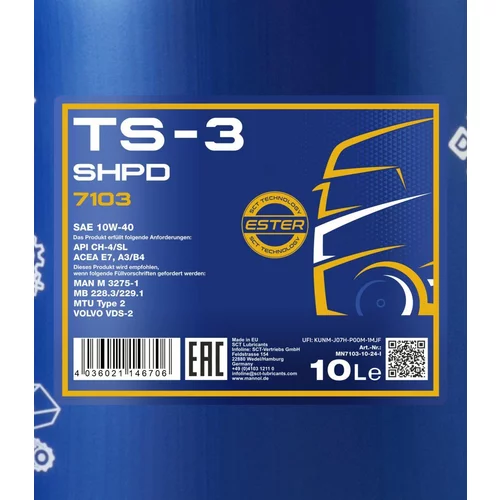 Motorový olej SCT - MANNOL MN7103-10 (SCT Mannol) - obr. 1