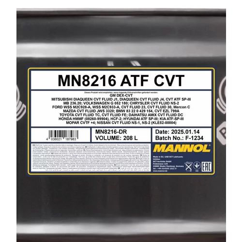 Olej do prevodovky SCT - MANNOL MN8216-DR (SCT Mannol) - obr. 1