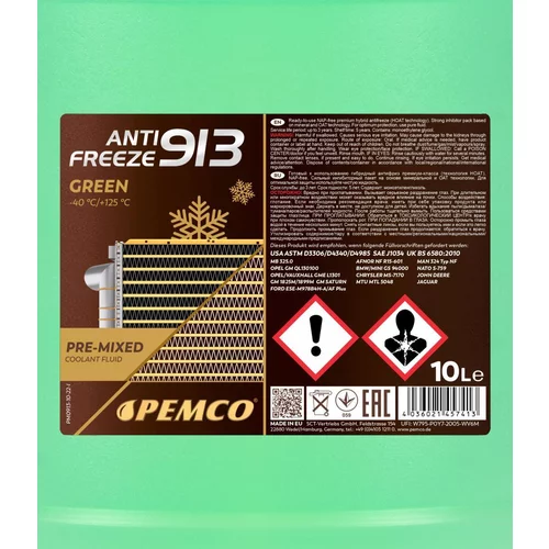 Nemrznúca kvapalina SCT - MANNOL PM0913-10 10L (SCT Mannol) - obr. 1
