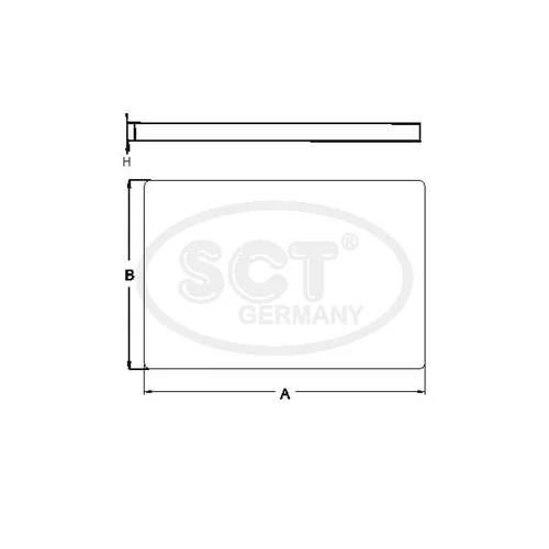 Filter vnútorného priestoru SCT - MANNOL SA 1304