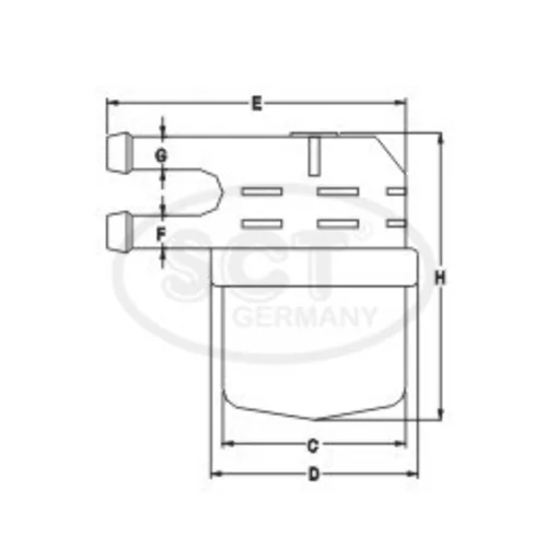 Palivový filter SCT - MANNOL ST 6107 (SCT Mannol) - obr. 2