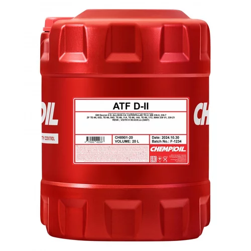 Prevodový olej CHEMPIOIL ATF D-II DEXRON II 20L