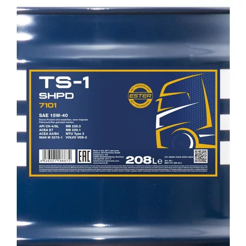 Motorový olej SCT - MANNOL MN7101-DR (SCT Mannol) - obr. 1