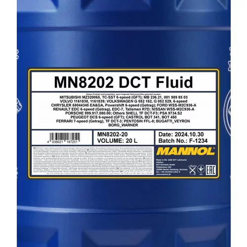 Olej do prevodovky SCT - MANNOL MN8202-20 (SCT Mannol) - obr. 1