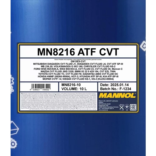 Olej do prevodovky SCT - MANNOL MN8216-10 (SCT Mannol) - obr. 1