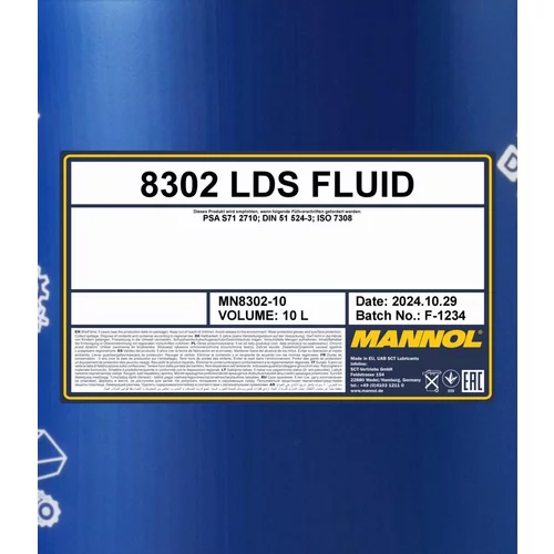 Brzdová kvapalina SCT - MANNOL MN8302-10 10L (SCT Mannol) - obr. 1