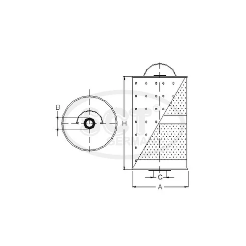 Olejový filter SCT - MANNOL SF 506