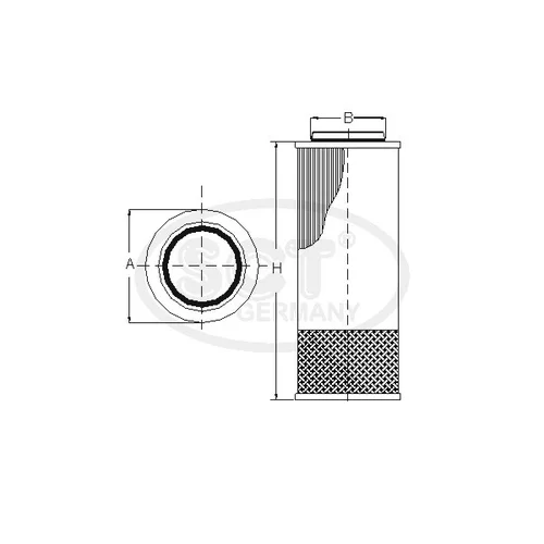 Filter pracovnej hydrauliky SCT - MANNOL SH 4014