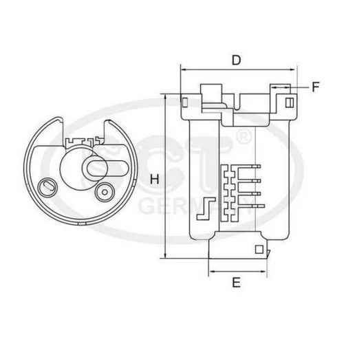 Palivový filter SCT - MANNOL ST 6510 (SCT Mannol) - obr. 2