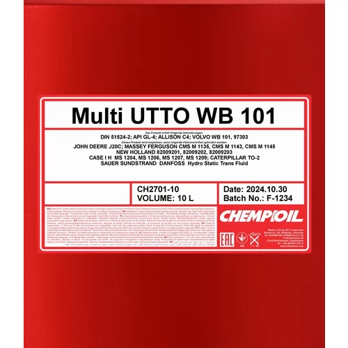Motorový olej SCT - MANNOL CH2701-10 (SCT Mannol) - obr. 1