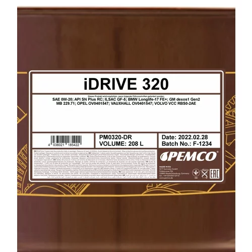 Motorový olej SCT - MANNOL PM0320-DR (SCT Mannol) - obr. 1
