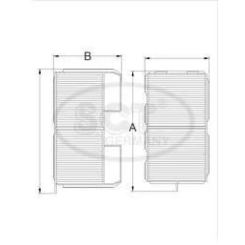 Filter vnútorného priestoru SCT - MANNOL SA 1225 (SCT Mannol) - obr. 2
