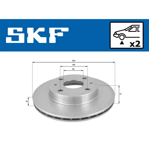 Brzdový kotúč VKBD 80632 V2 /SKF/ - obr. 1