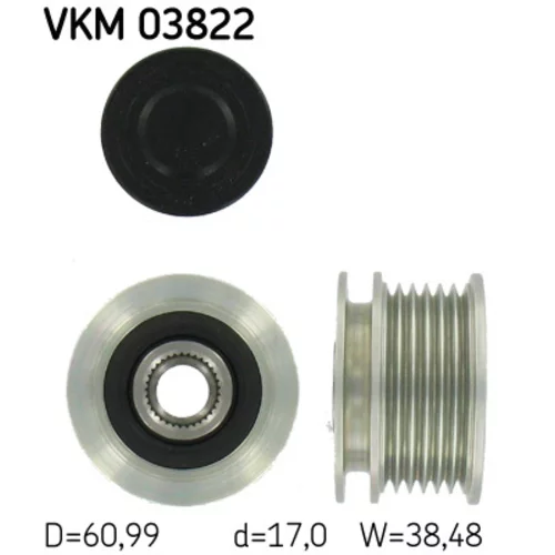 Voľnobežka alternátora SKF VKM 03822