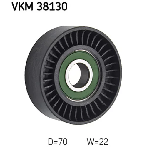Vratná/vodiaca kladka rebrovaného klinového remeňa VKM 38130 /SKF/ - obr. 1