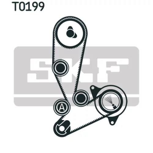 Sada ozubeného remeňa VKMA 02390 /SKF/ - obr. 1