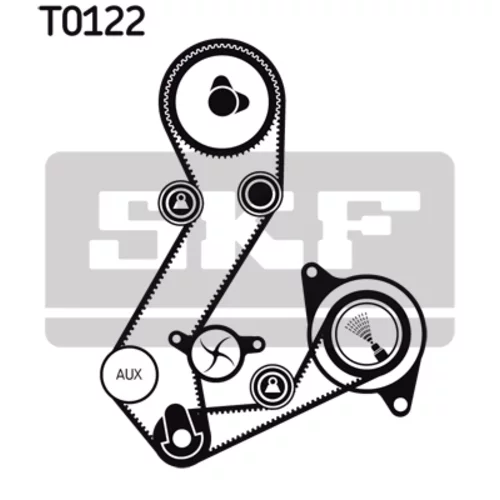 Sada ozubeného remeňa VKMA 04103 /SKF/ - obr. 1