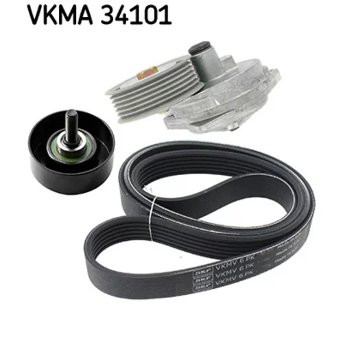 Ozubený klinový remeň - Sada SKF VKMA 34101
