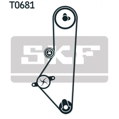 Sada ozubeného remeňa VKMA 94007 /SKF/ - obr. 1