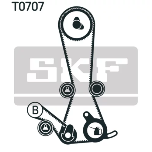 Sada ozubeného remeňa VKMA 95019 /SKF/ - obr. 1