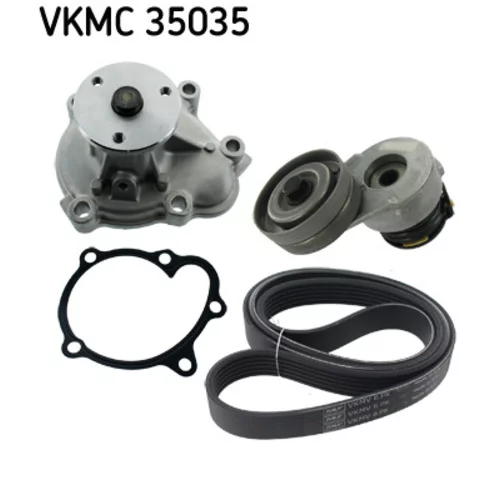 Vodné čerpadlo + sada klinového remeňa VKMC 35035 /SKF/