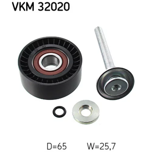 Vratná/vodiaca kladka rebrovaného klinového remeňa VKM 32020 /SKF/ - obr. 1