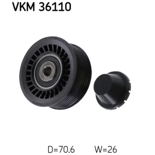 Vratná/vodiaca kladka rebrovaného klinového remeňa VKM 36110 /SKF/