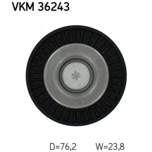 Vratná/vodiaca kladka rebrovaného klinového remeňa VKM 36243 /SKF/ - obr. 4