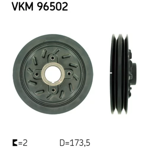Remenica kľukového hriadeľa SKF VKM 96502