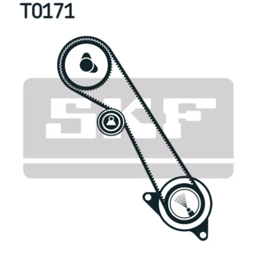 Sada ozubeného remeňa VKMA 04108 /SKF/ - obr. 1