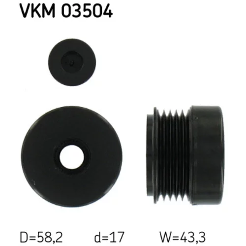 Voľnobežka alternátora SKF VKM 03504