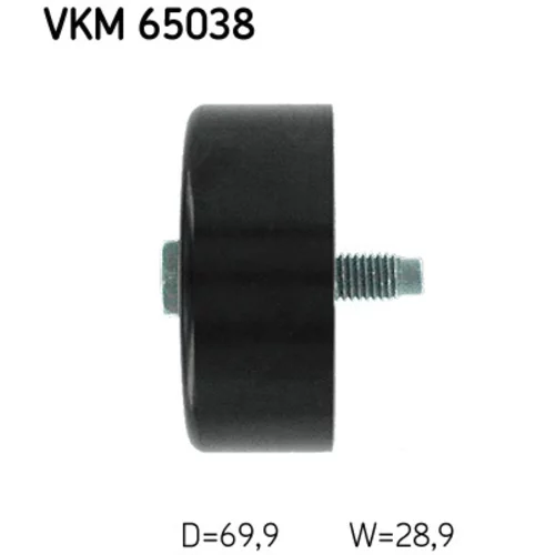 Vratná/vodiaca kladka rebrovaného klinového remeňa VKM 65038 /SKF/ - obr. 2