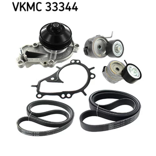 Vodné čerpadlo + sada klinového remeňa SKF VKMC 33344