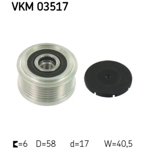 Voľnobežka alternátora VKM 03517 /SKF/