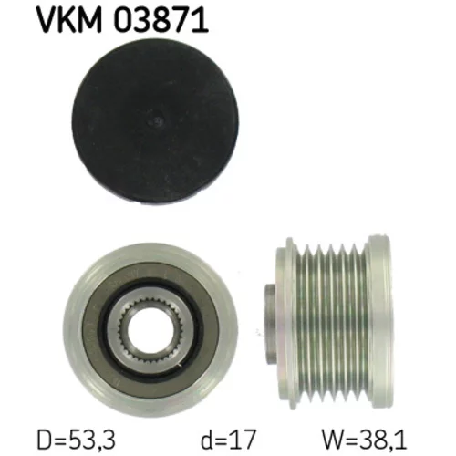 Voľnobežka alternátora VKM 03871 /SKF/