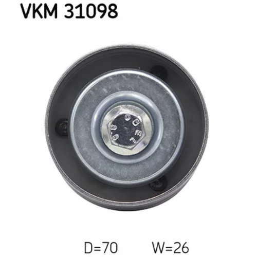 Vratná/vodiaca kladka rebrovaného klinového remeňa VKM 31098 /SKF/ - obr. 1