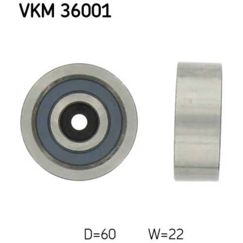 Vratná/vodiaca kladka rebrovaného klinového remeňa SKF VKM 36001