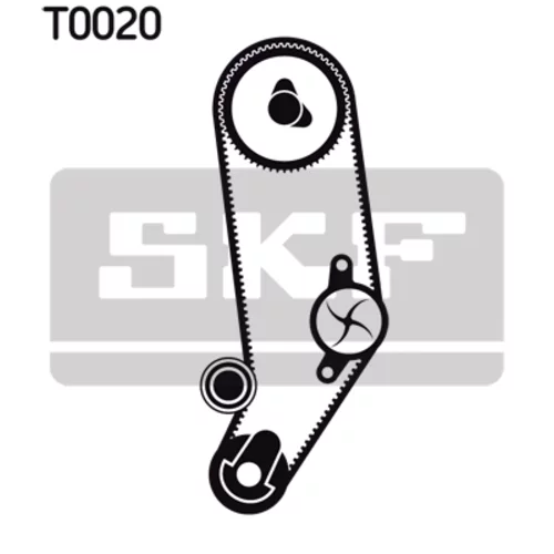 Sada ozubeného remeňa VKMA 01031 /SKF/ - obr. 1