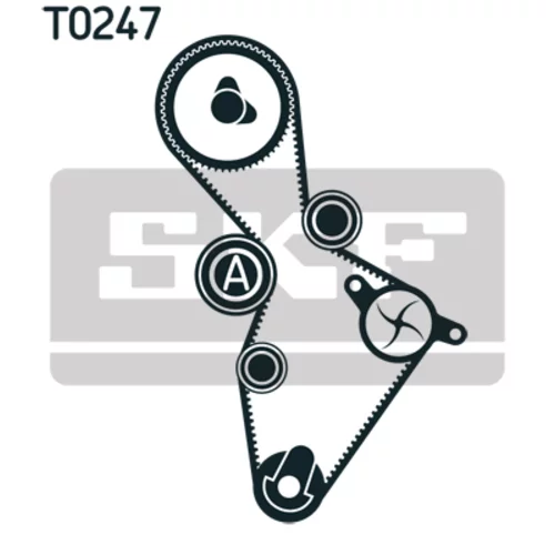 Sada ozubeného remeňa VKMA 01220 /SKF/ - obr. 1