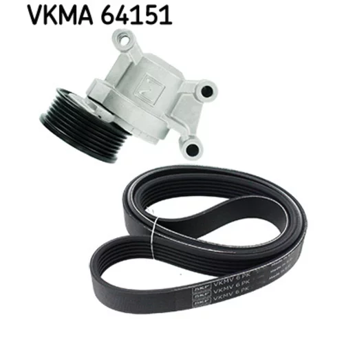 Ozubený klinový remeň - Sada SKF VKMA 64151